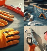 safety-gear-tools-collage-protective-equipment-work-essentials